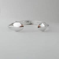 Victorian Hallmark Sterling Silver Apostle Bangle Sugar Tong Handmade Bracelet dated 1891