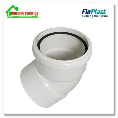 110mm 135 DEGREE OFFSET BEND TOP WHITE