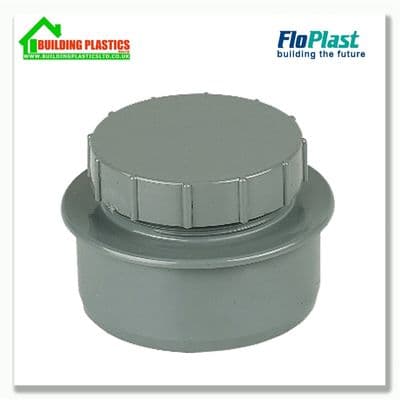 110mm SCREWED ACCESS CAP GREY