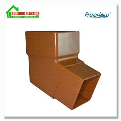 112.5 Degree Bend 65mm Square Downpipe Caramel | Freeflow