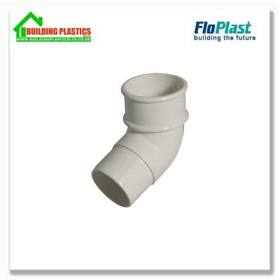 112.5 degree offset bend 50mm Minflo Round Pipe White