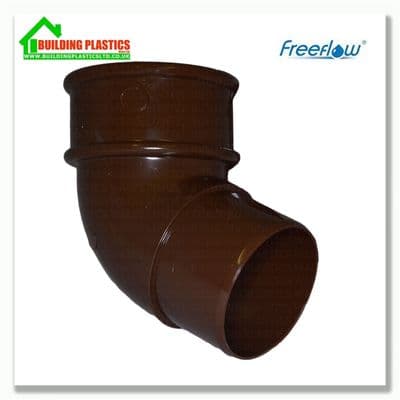 112.5 Degree Offset Bend 68mm Round Pipe Brown