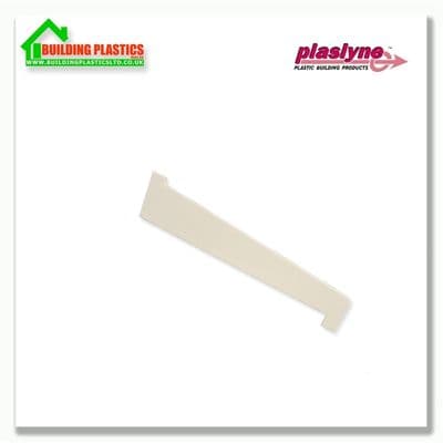 125mm External Window Cill | End Caps | Pair | White |  60mm System