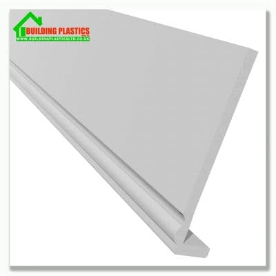 150mm Ogee Fascia Capping Board 10mm x 5m white