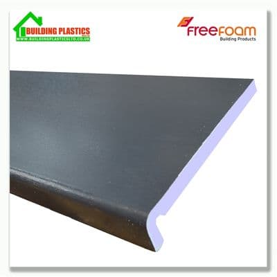 150mm Replacement Fascia Board 5m Anthracite Grey Woodgrain