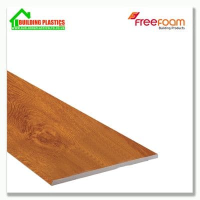 150mm Soffit and Flat Board 10mm x 2.5m Light Oak Woodgrain