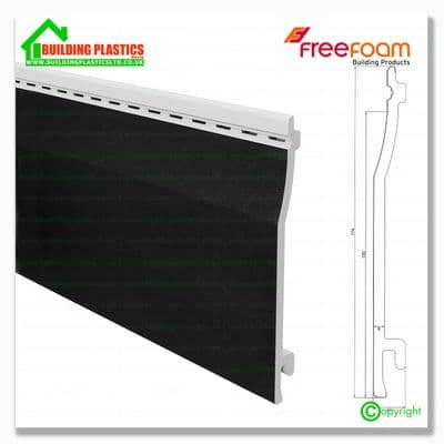 151mm Shiplap Cladding 5m | Blackash Woodgrain