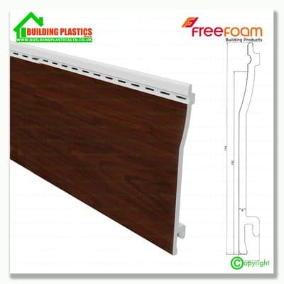151mm Shiplap Cladding 5m | Rosewood Woodgrain