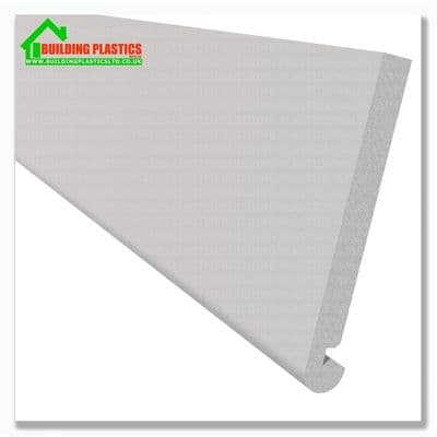 175mm Bullnose Fascia Board 18mm x 2.5m White