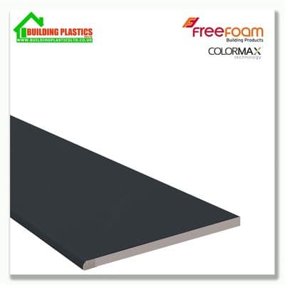175mm Soffit and Flat Board 10mm x 2.5m Anthracite Grey (Ral 7016)