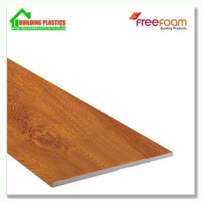 175mm Soffit and Flat Board 10mm x 2.5m Light Oak Woodgrain