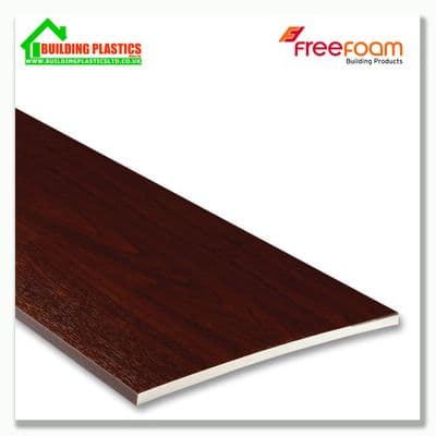 175mm Soffit and Flat Board 10mm x 2.5m Rosewood Woodgrain