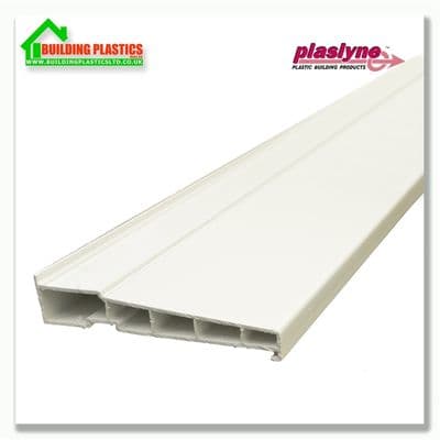 180mm External Window Cill | 2.5m White | 60mm System