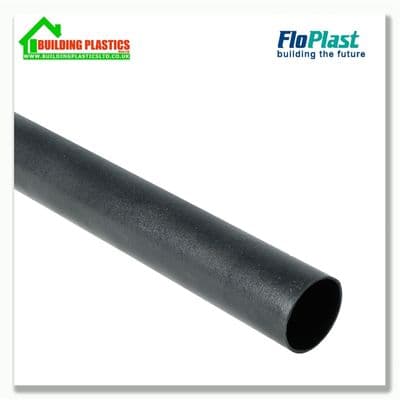2.5m 68mm Round Downpipe Cast Iron Effect
