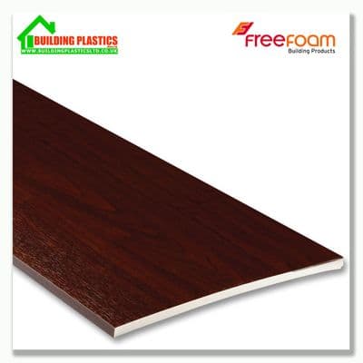 200mm Soffit and Flat Board 10mm x 2.5m Rosewood Woodgrain