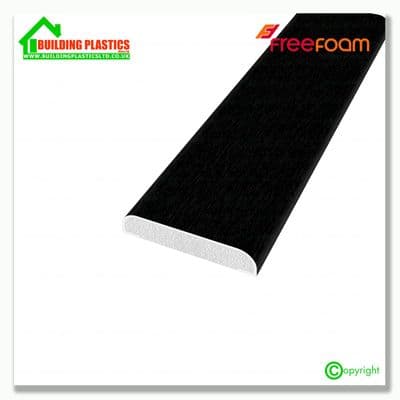 28mm D-Section | Blackash Woodgrain 2 x 2.5m