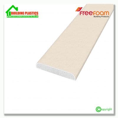 28mm D-Section | Cream Woodgrain 2 x 2.5m