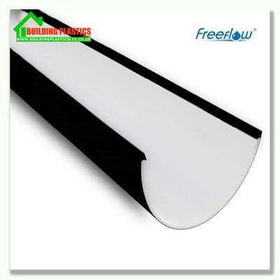 2m 112mm Half Round Gutter Black|Freeflow