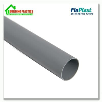 2m 50mm Minflo Round Downpipe Grey