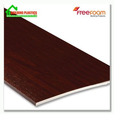 300mm Soffit and Flat Board 10mm x 2.5m Rosewood Woodgrain