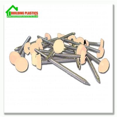 30mm Plastic Top Pins Cream Box 250