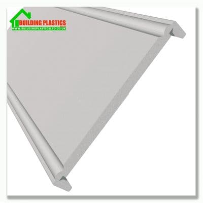 405mm Ogee 18mm Magnum Fascia Board 5m White