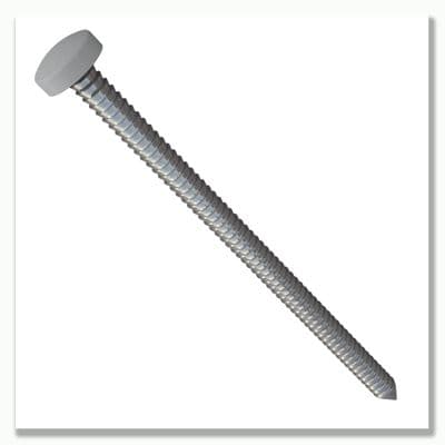 40mm Plastic Top Pins Agate Grey Box 250