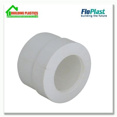 40mm to 21.5mm Adapter Overflow Waste System White
