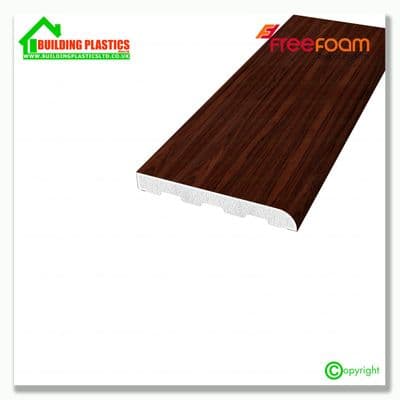 40mm Upvc Architrave | Rosewood Woodgrain 2 x 2.5m Lengths
