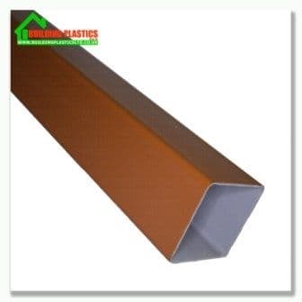 4m 65mm Square Downpipe Caramel