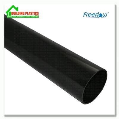 4m 68mm Round Downpipe Black|Freeflow