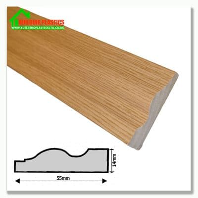 55mm Ogee Door Architrave | Oak (Match 100mm Ogee Skirting Boards)