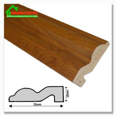 55mm Torus Door Architrave | Goldenoak (Match 140mm Torus Skirting Boards)