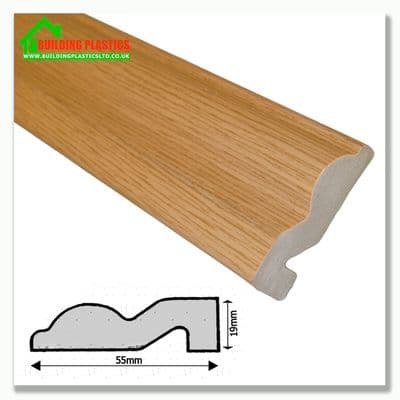 55mm Torus Door Architrave | Oak (Match 140mm Torus Skirting Boards)