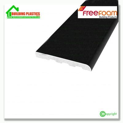 60mm Upvc Architrave | Blackash Woodgrain 2 x 2.5m Lengths