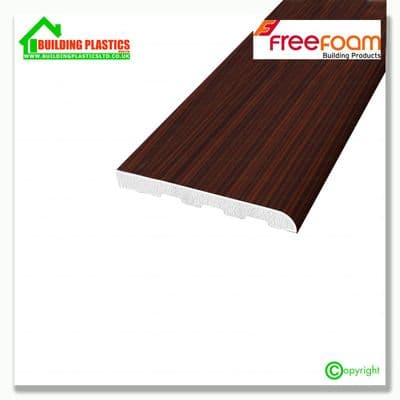 60mm Upvc Architrave | Mahogany Woodgrain 2 x 2.5m Lengths