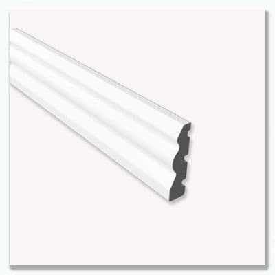 70mm Ogee Door Architrave 5.3m  | White (Match Freefoam 125mm Ogee Skirting Board)