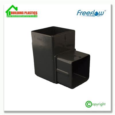 92.5 Degree Bend 65mm Square Downpipe Anthracite Grey