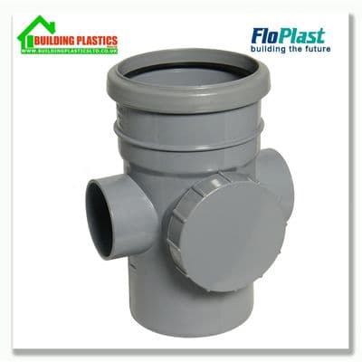 ACCESS PIPE 110MM PIPE ROUND GR