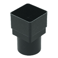 Adapter 65mm SQ to 68mm RD Cast Iron Effect