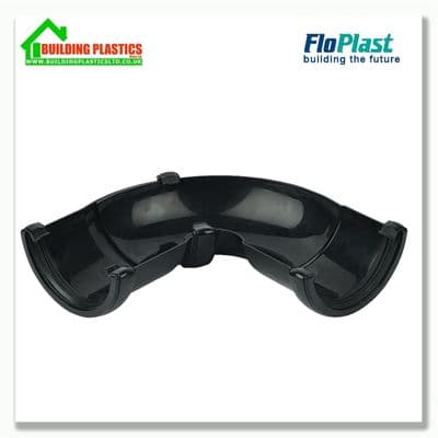 Adjustable Angle 50 - 156 degree Half Round Black (112mm)