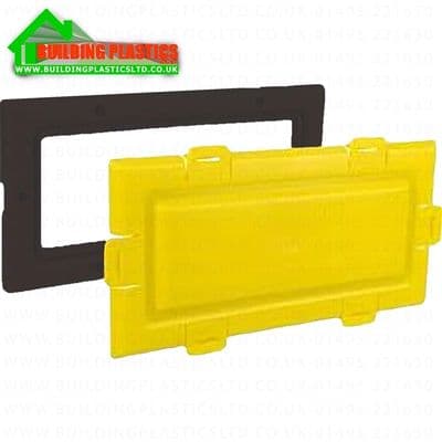 Air brick Flood Defence Kit Blue/Black Frame