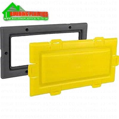 Air brick Flood Defence Kit Grey Frame