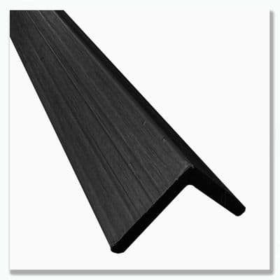 Armour 7H Charcoal Composite Corner L Trim  3.6m x 50mm x 50mm Decking Edge & Corner Trim
