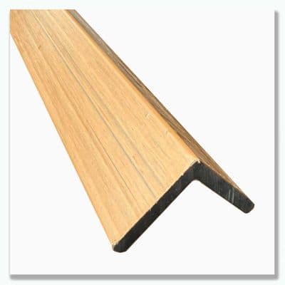 Armour 7H Golden Teak Composite Corner L Trim  3.6m x 50mm x 50mm Decking Edge & Corner Trim