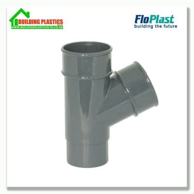 Branch 67.5 degree 68mm Round Grey