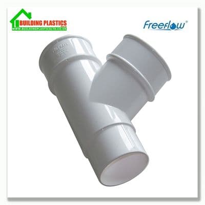 Branch 67.5 degree 68mm Round White