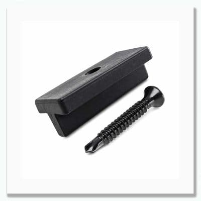 Composite Decking Side Fix Starter Clip & Screw  Hidden Edge Fixing System