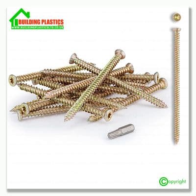 Concrete Frame Screw 7.5 x 130mm Box of 100