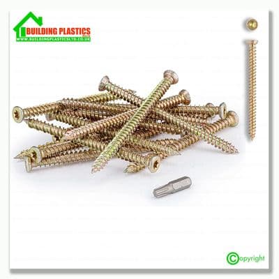 Concrete Frame Screw 7.5 x 80mm Box of 100